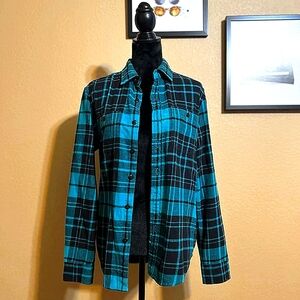 Blue American Eagle Flannel